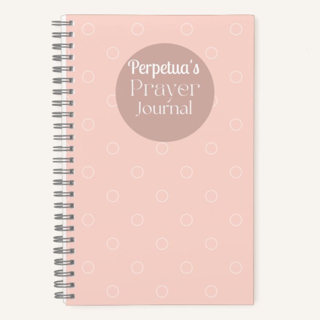 Dreamy Prayer Journal (Customizable) (Front)