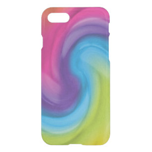 Dreamy Rainbow Swirl iPhone SE/8/7 Case