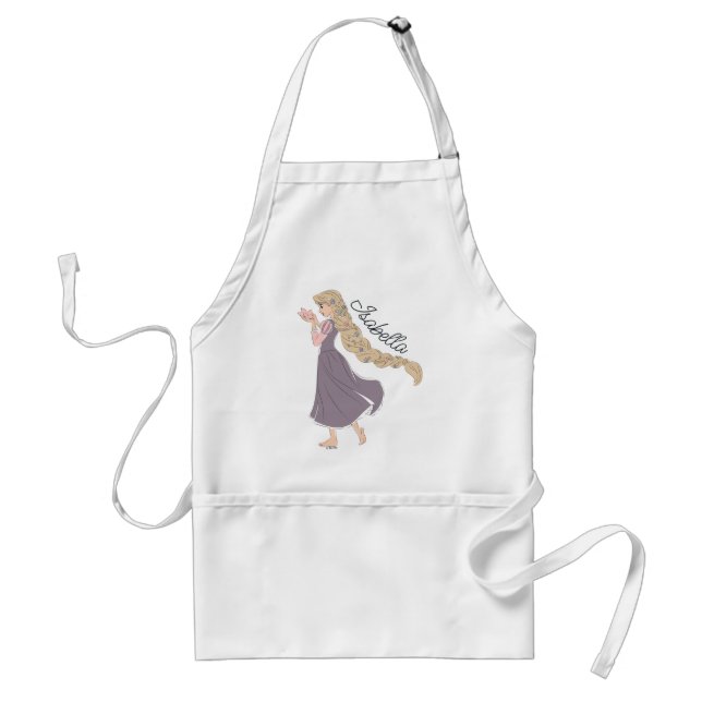 Dreamy Rapunzel in Bloom Adult Apron (Front)
