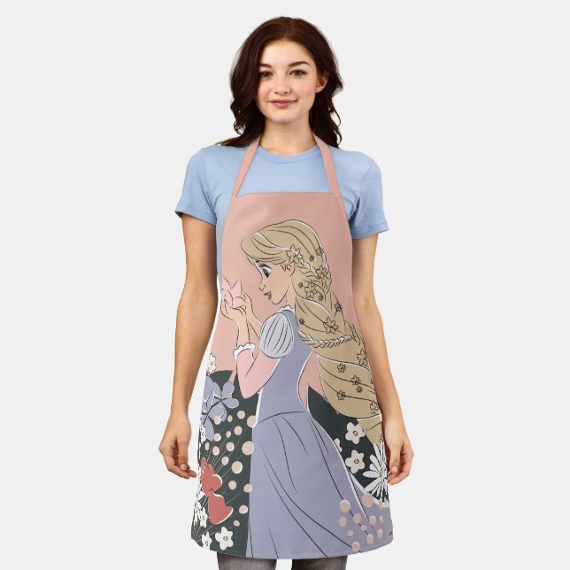 Dreamy Rapunzel in Bloom Apron (Worn)