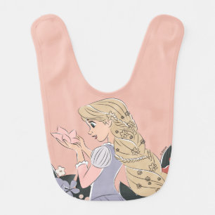 Dreamy Rapunzel in Bloom Baby Bib