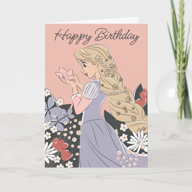 Dreamy Rapunzel in Bloom Card (Front)