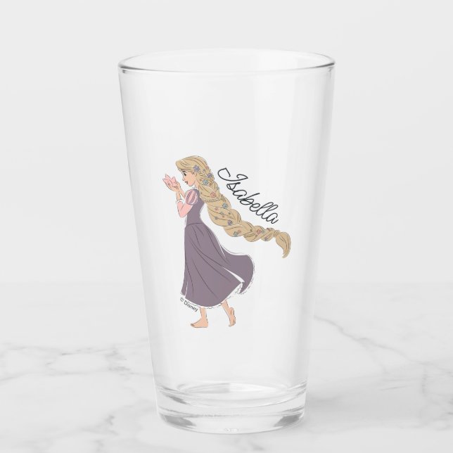 Dreamy Rapunzel in Bloom Glass (Front)