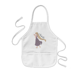 Dreamy Rapunzel in Bloom Kids' Apron