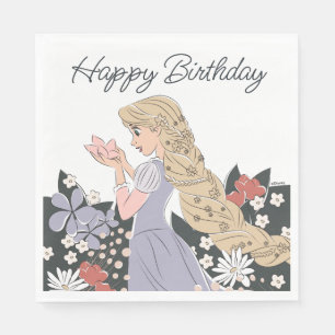 Dreamy Rapunzel in Bloom Napkins