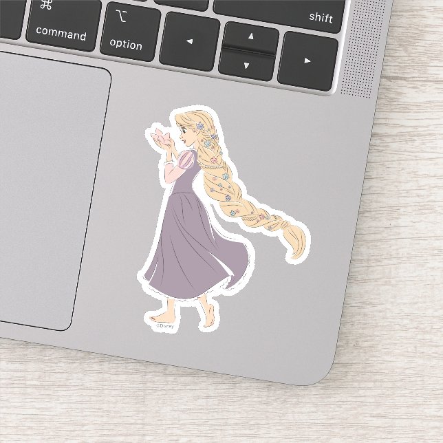 Dreamy Rapunzel in Bloom Sticker (Detail)