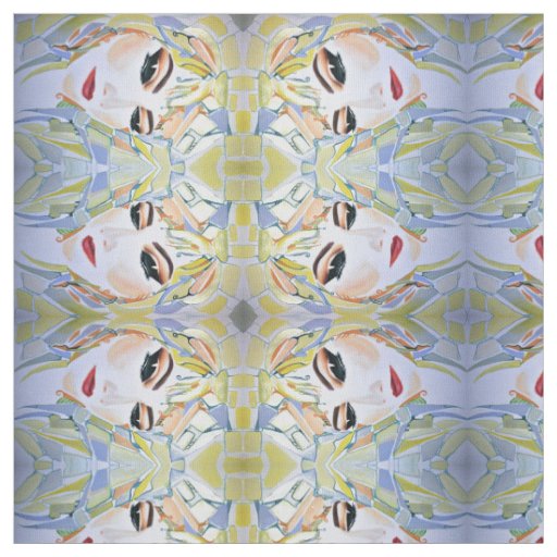 Dreamy Romantic Fashionable Utopian Girl Fabric