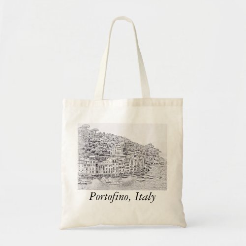Dreamy Romantic Portofino Italy Tote Bag