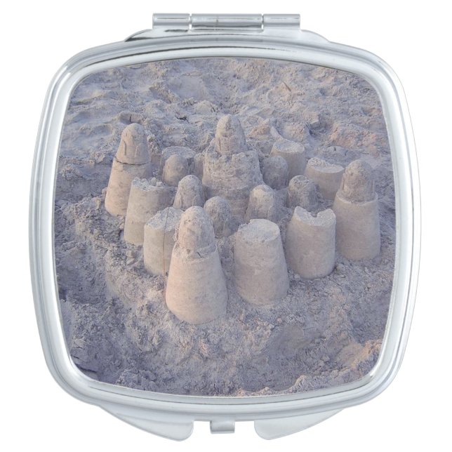 dreamy sandcastle makeup mirror (Front)