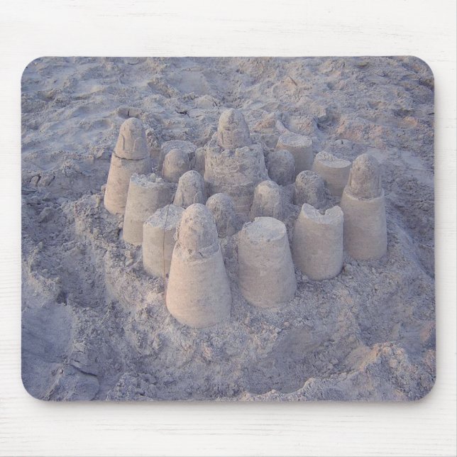 dreamy sandcastle mouse pad (Front)