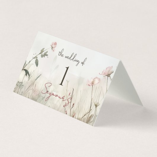 Dreamy Scene of Spring  Flowers (Front)