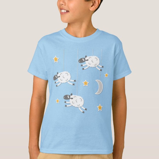 Dreamy Sheep Kids T-Shirt (Front)