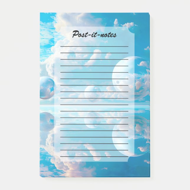 Dreamy Sky Surreal Nature Landscape Post-it Notes (Front)