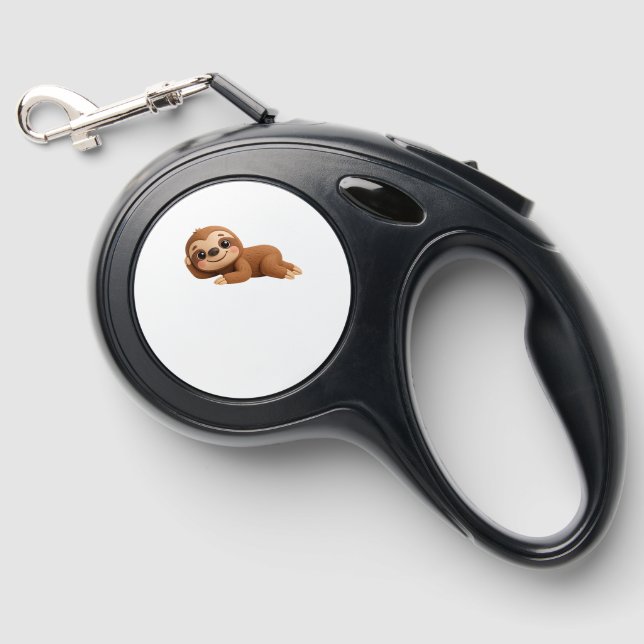 Dreamy Sloth Retractable Pet Leash (Front)