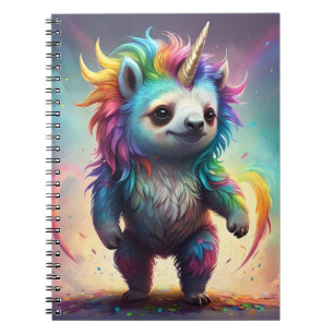 Dreamy Slothicorn: A Rainbow Baby Fantasy, Notebook