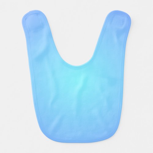 Dreamy Soft Blue Shades Aqua Light Blue Baby Bib