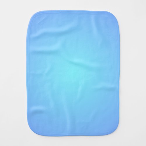 Dreamy Soft Blue Shades Aqua Light Blue Baby Burp Cloth