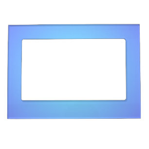 Dreamy Soft Blue Shades Aqua Light Blue Magnetic Frame