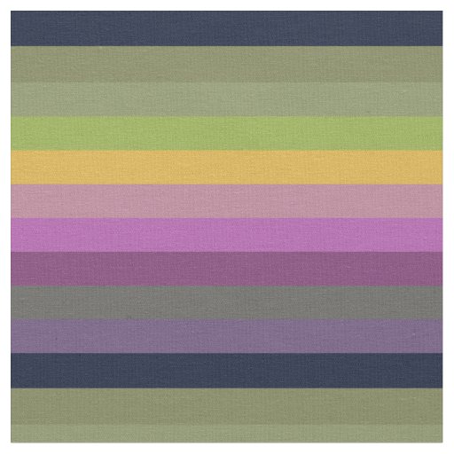 Dreamy Soft Pastel Rainbow Stripe Pattern Fabric