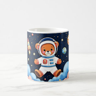Dreamy Space Teddy Coffee Mug