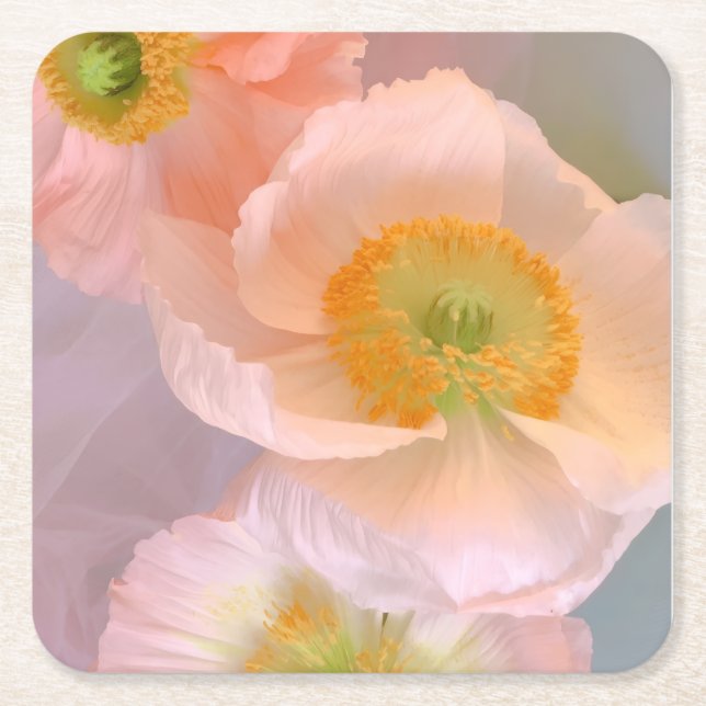 Dreamy Square Paper Coaster (Front)