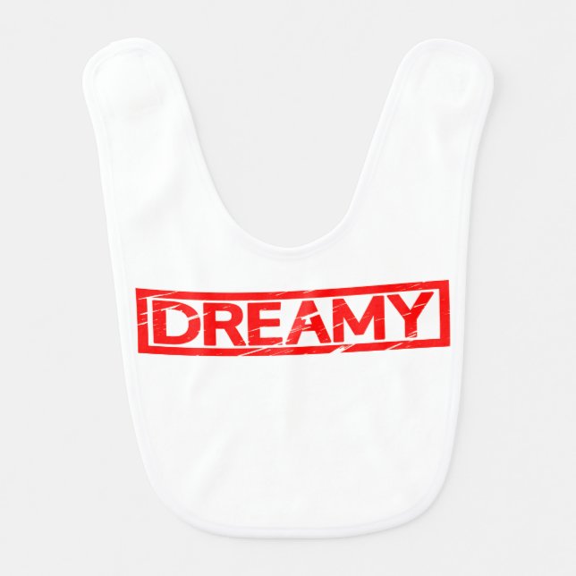 Dreamy Stamp Baby Bib (Front)