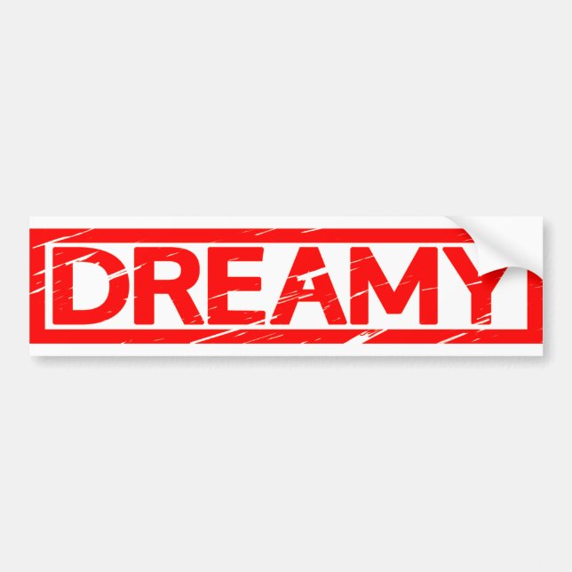 Dreamy Stamp Bumper Sticker (Front)