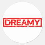 Dreamy Stamp Classic Round Sticker