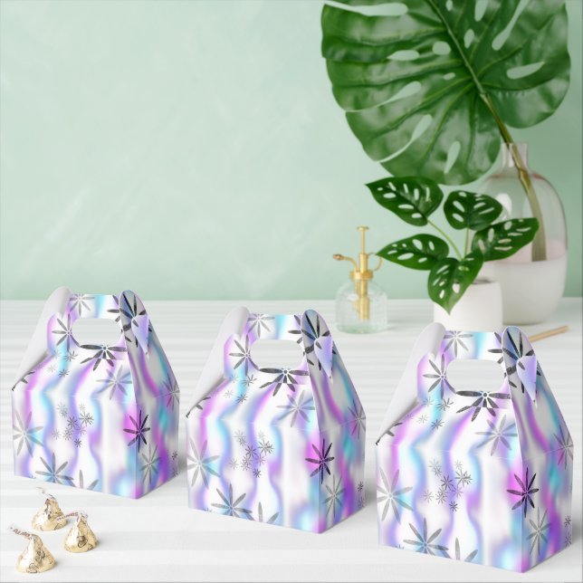 Dreamy Starburst Waves Pattern Favor Boxes (Multiple)