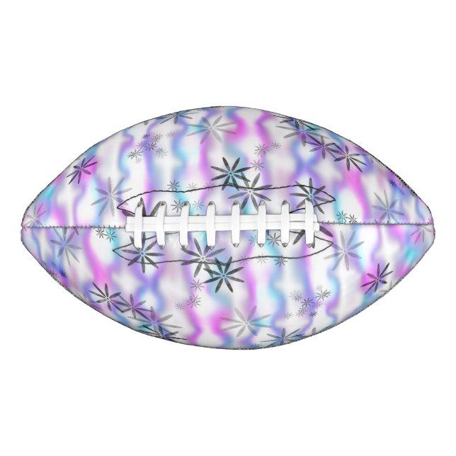 Dreamy Starburst Waves Pattern Football (Front)