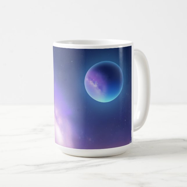 Dreamy Starry Night Coffee Mug (Front Right)