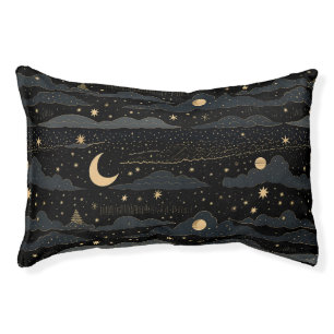 Dreamy Starry Night Sky Pet Bowl Pet Bed