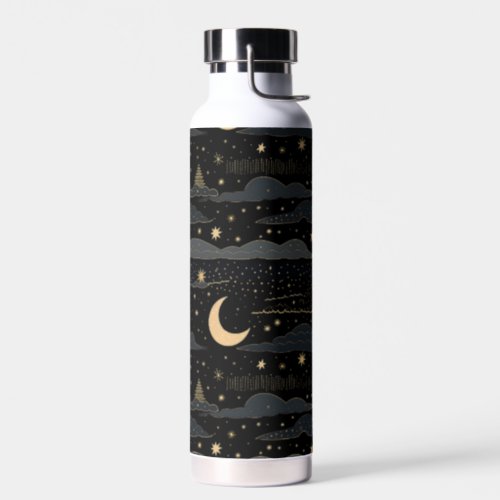 Dreamy Starry Night Sky Water Bottle