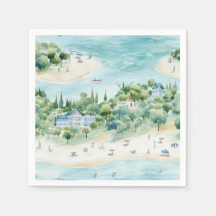 Dreamy Summer Seaside Holidays - Napkins