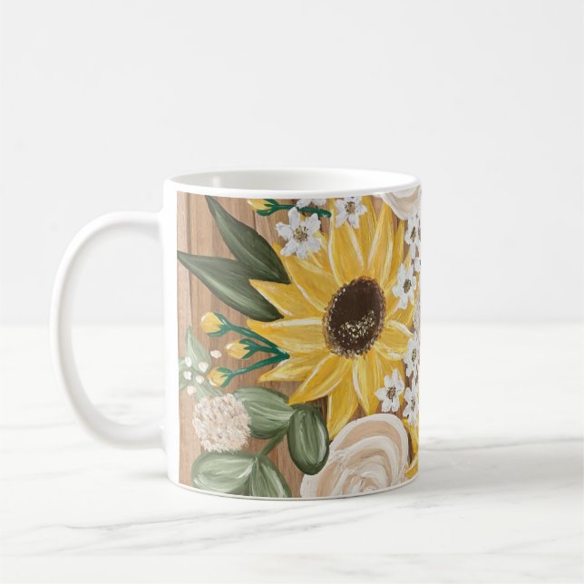 Dreamy Sunflower Coffee Mug (Left)