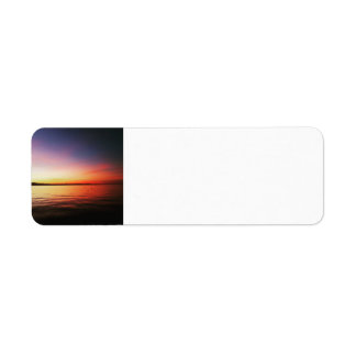 Dreamy Sunset Return Address Label