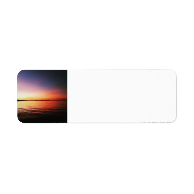 Dreamy Sunset Return Address Label (Front)