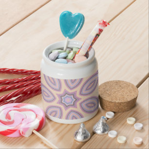 Dreamy Swirls – Pastel Psychedelic Pattern Candy Jar