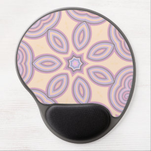 Dreamy Swirls – Pastel Psychedelic Pattern Gel Mouse Pad