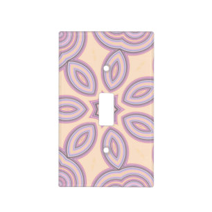 Dreamy Swirls – Pastel Psychedelic Pattern Light Switch Cover