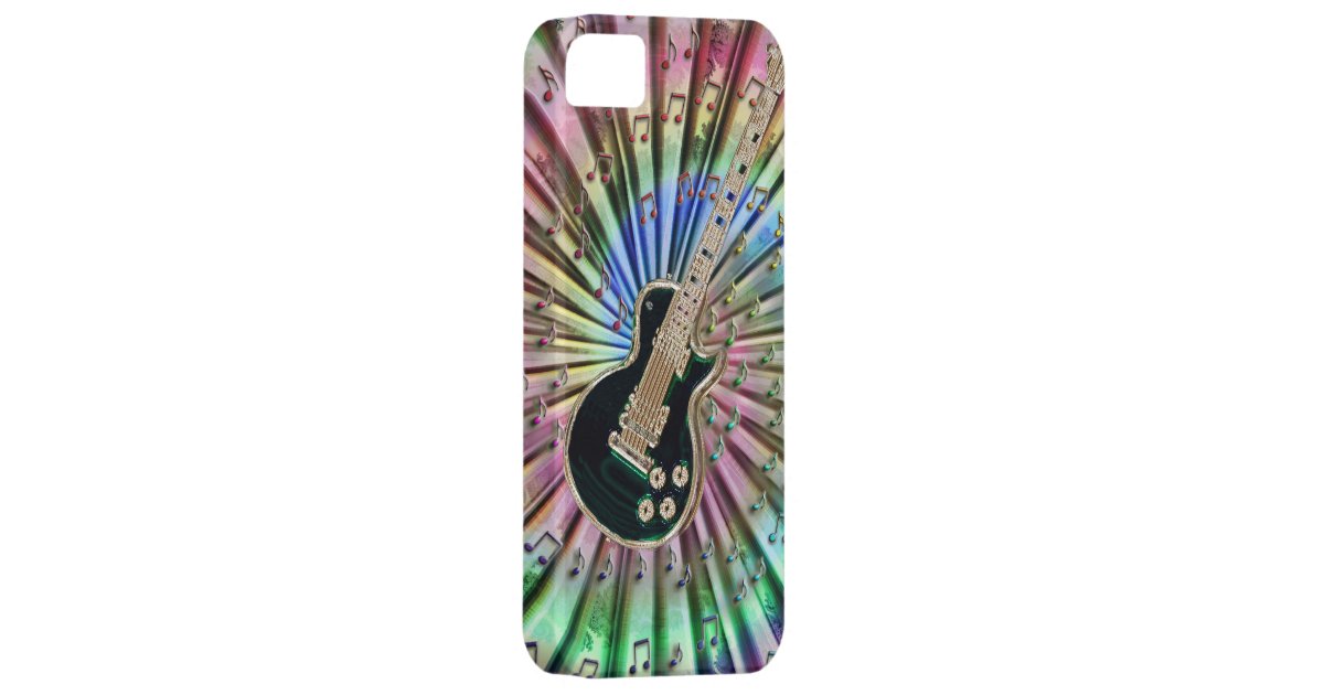 Dreamy Tie-Dye Guitar iPhone 5 Case | Zazzle