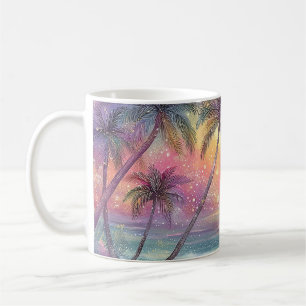 Dreamy tropical beachscape coffee mug