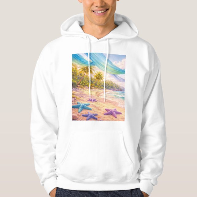 Dreamy Tropical Paradise Hoodie (Front)