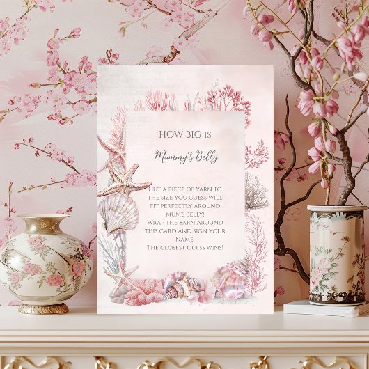 Dreamy Under the Sea Baby Shower Big Belly