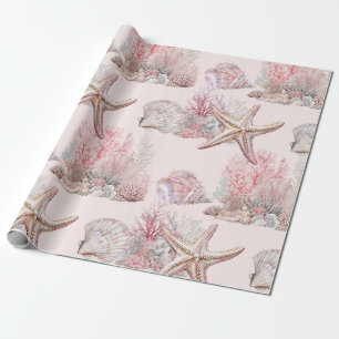 Dreamy Under the Sea Baby Shower Wrapping Paper