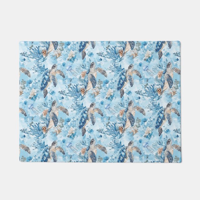 Dreamy Under the Sea Doormat (Front)