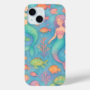 Dreamy Underwater Fantasy Pattern  iPhone 15 Case