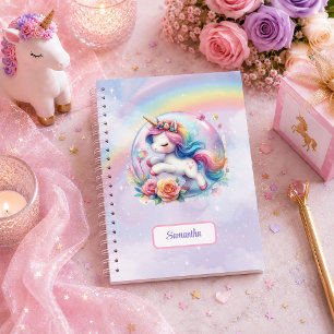 Dreamy Unicorn Pastel Colors Girl Birthday Gift No Notebook