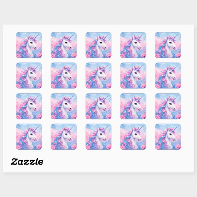 Dreamy Unicorn Stickers (Sheet)