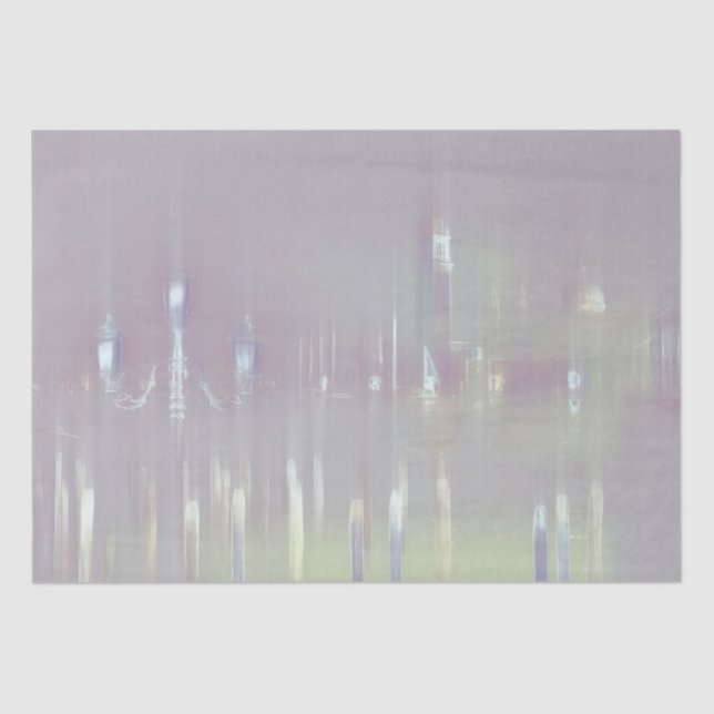 Dreamy Venice Italy Tissue Paper (Front)